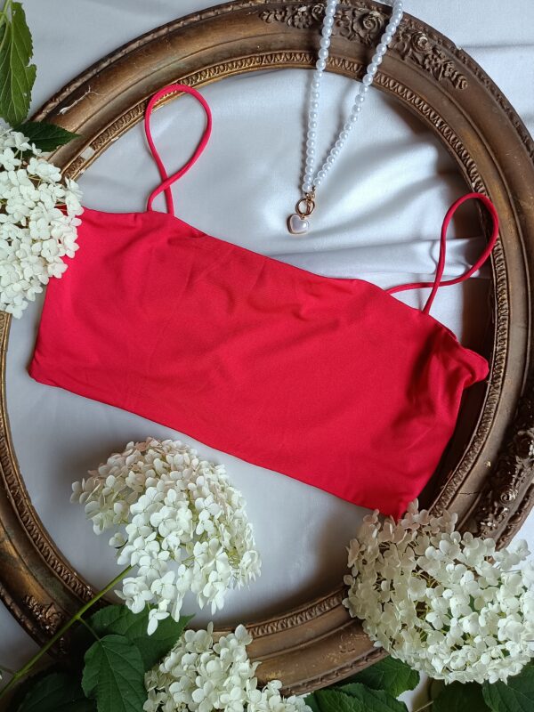 Piros crop top