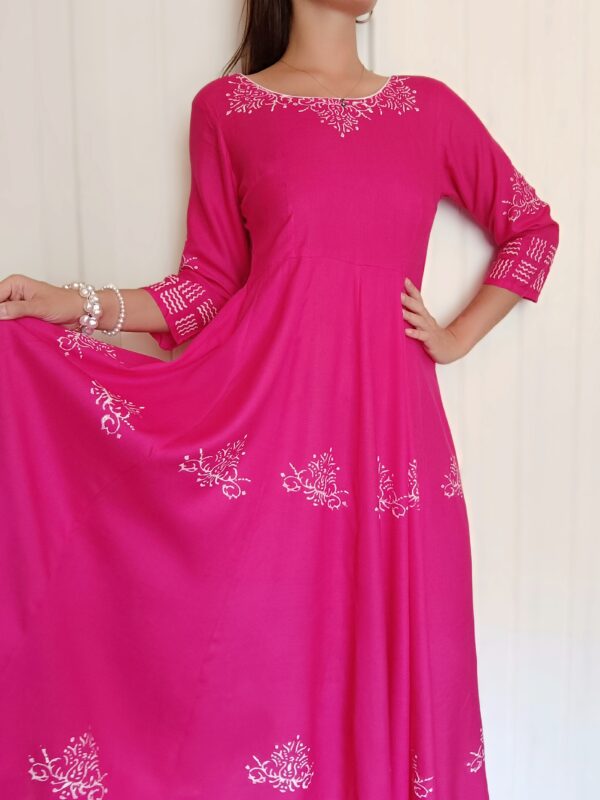 Magenta maxi ruha