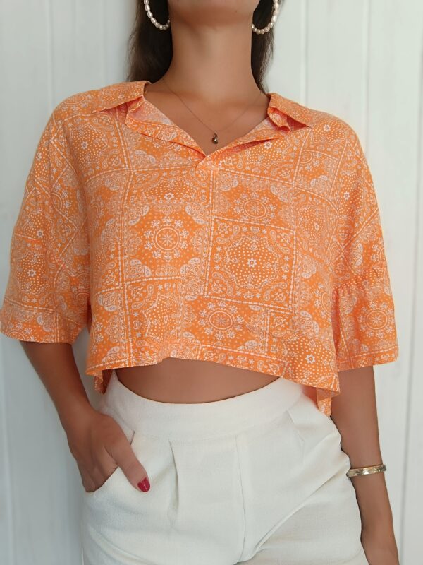 Boho bandana ingblúz
