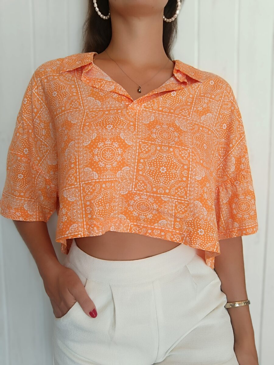 Boho bandana ingblúz